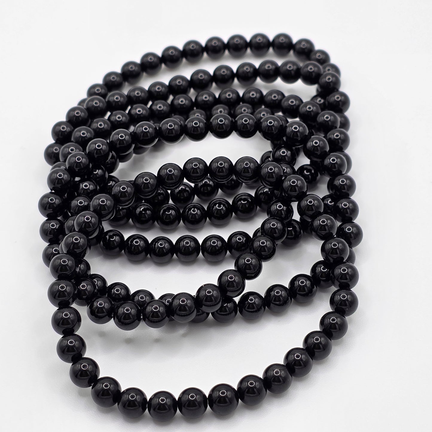 🖤 Schwarzer Turmalin Armband – Schutz & Erdung 🖤
6 mm Perlen | Handgefertigt | 18 cm Umfang