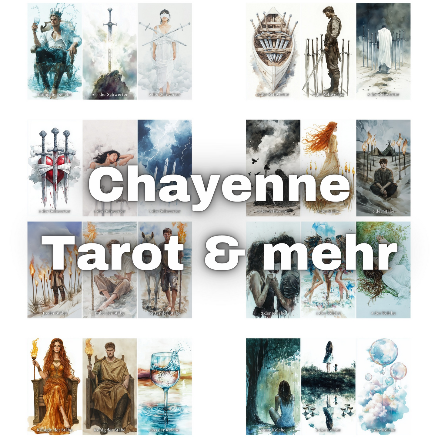 Chayenne Tarot holografische Version ☆ neues Backcover ☆