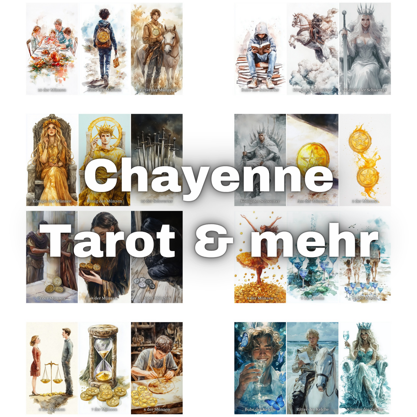 Chayenne Tarot holografische Version ☆ neues Backcover ☆