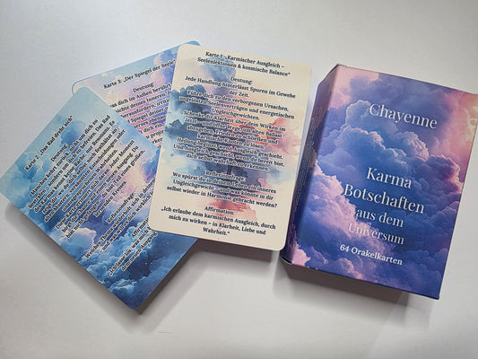 Karma Botschaften aus dem Universum - 64 Orakelkarten