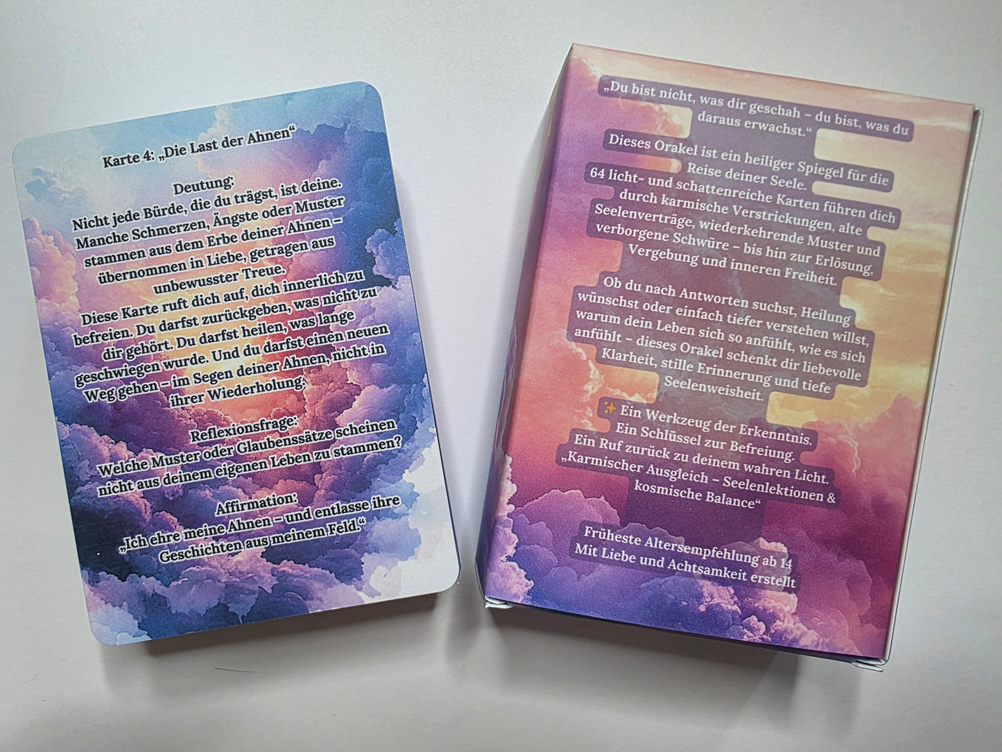 Karma Botschaften aus dem Universum - 64 Orakelkarten