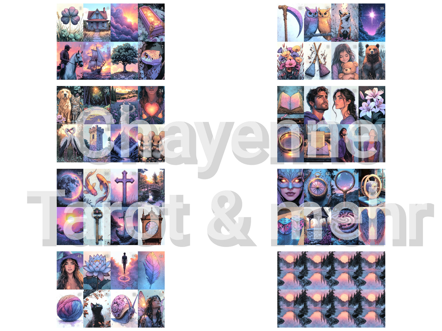 Sternennacht Lenormand matt