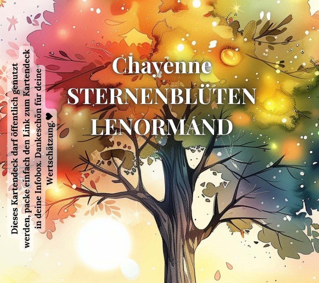 Sternenblüten Lenormand matt