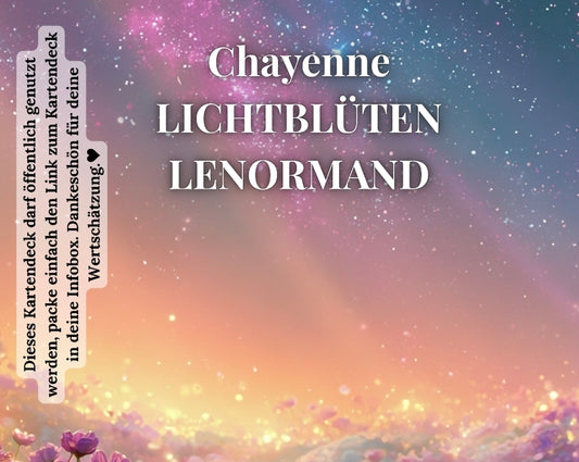 Lichtblüten Lenormand matt