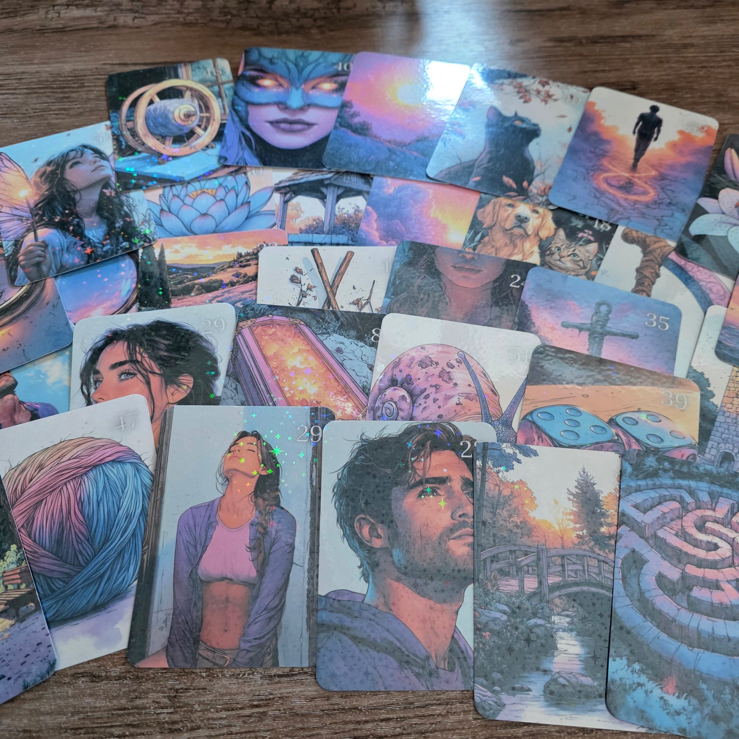 Sternennacht Lenormand holografisch