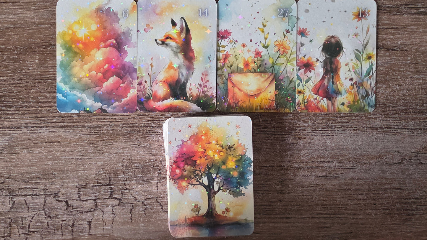 Sternenblüten Lenormand limitierte holografische Version