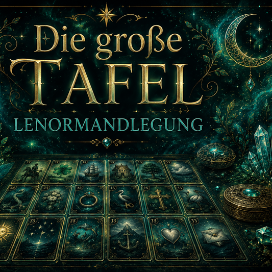 Die große Tafel Lenormand Kartenlegung ca. 45 - 60 Minuten Videoaufzeichnung