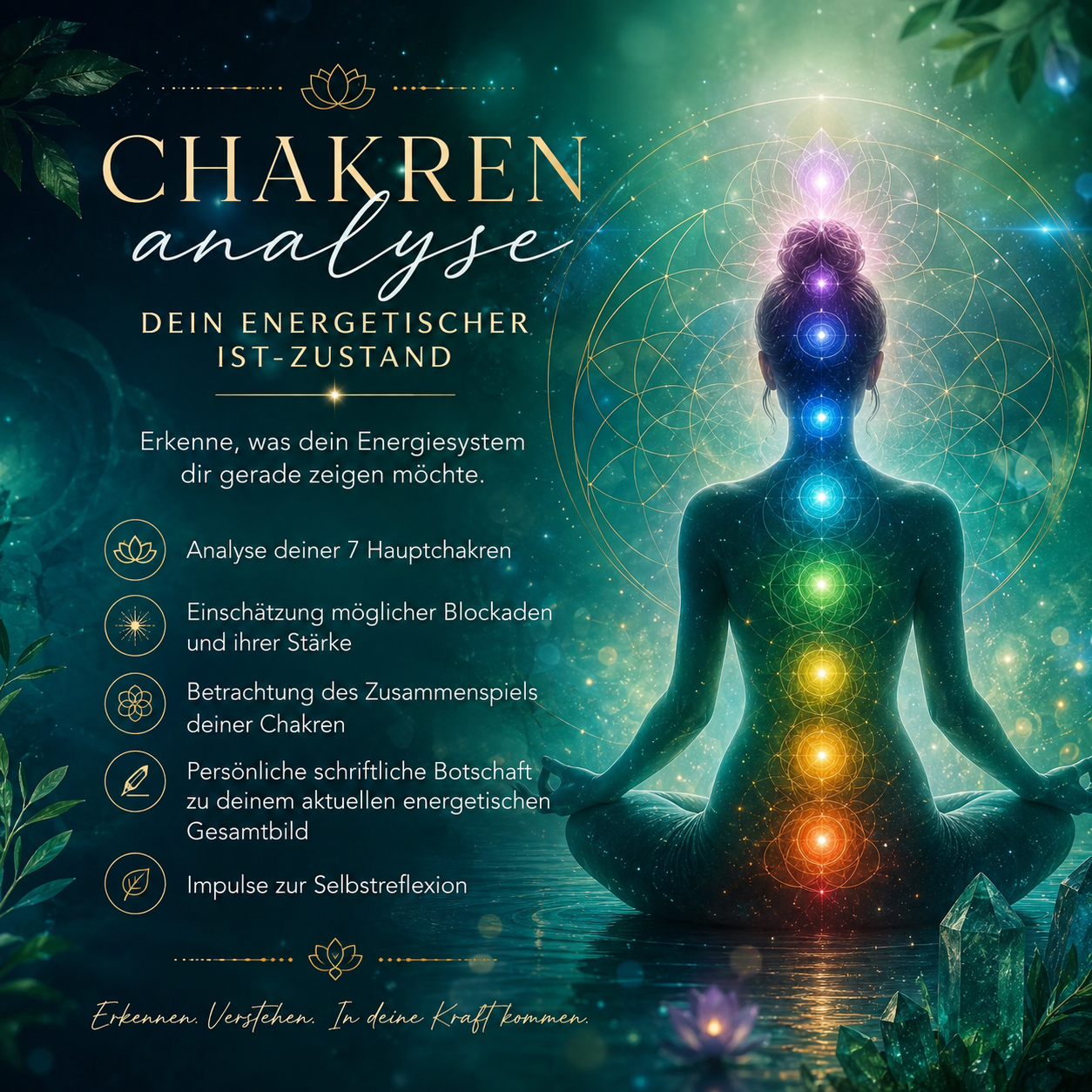 Chakrenanalyse - dein energetischer Ist-Zustand